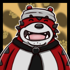 [LINEスタンプ] Red tiger Toranosuke