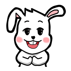 [LINEスタンプ] Rabbit and the school gang