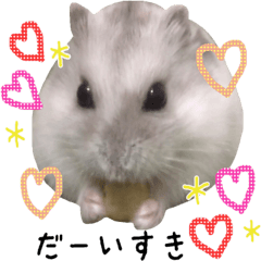 [LINEスタンプ] ハムスターのもにょ＆めろ