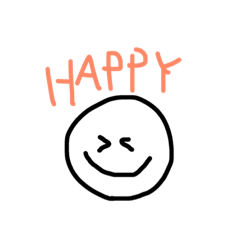 [LINEスタンプ] シンプルな手書きスタンプ