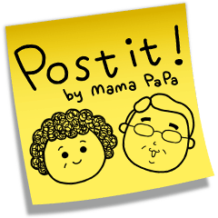 [LINEスタンプ] Post it！ by Dear Mama Papa