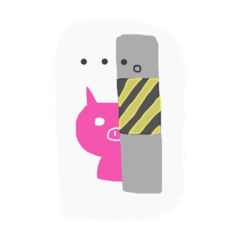 [LINEスタンプ] ブタさんの言葉