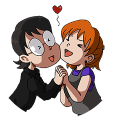 [LINEスタンプ] 海とEF