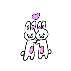 [LINEスタンプ] シンプルなUSAPON