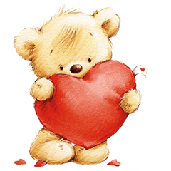 [LINEスタンプ] St. Valentine ＆ Love Bears Stickersの画像（メイン）