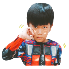 [LINEスタンプ] Monocular little boy life 1