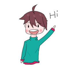 [LINEスタンプ] Max and Black