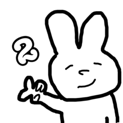 [LINEスタンプ] 不良うさぎはやめました