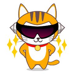 [LINEスタンプ] meddy robo cat