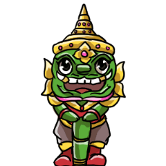 [LINEスタンプ] Yak Yai Lai Yak Lek ！