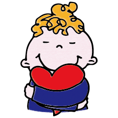 [LINEスタンプ] My Curly Hair