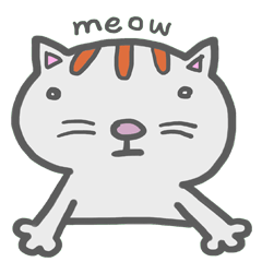 [LINEスタンプ] CAT COME NOW