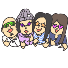 [LINEスタンプ] シェアハウス