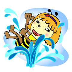 [LINEスタンプ] Bee Planet In The Summertimeの画像（メイン）