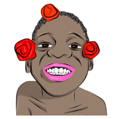 [LINEスタンプ] my lovely rose