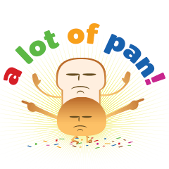 [LINEスタンプ] a lot of pan