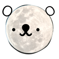 [LINEスタンプ] moon bears