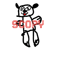 [LINEスタンプ] スコーピー(日常編)