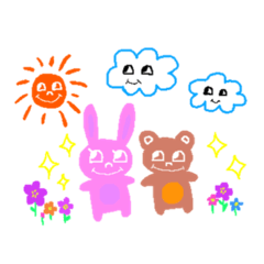 [LINEスタンプ] うさぎちゃんたち♡