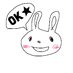 [LINEスタンプ] 力ないうさぎ