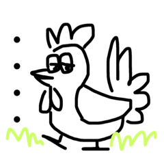 [LINEスタンプ] とにかく無言な動物たち