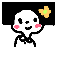 [LINEスタンプ] しかくいおかっぱ