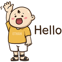 [LINEスタンプ] Ethan＆Erin