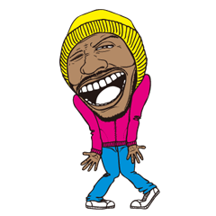[LINEスタンプ] Funky Brothers 100%