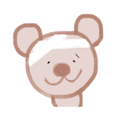 [LINEスタンプ] 無口なくまぷぅ