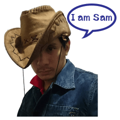 [LINEスタンプ] I am Sam