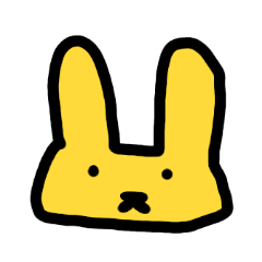 [LINEスタンプ] 色うさぎ