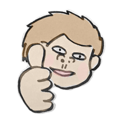 [LINEスタンプ] ネアンデルタール人