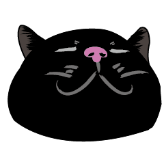 [LINEスタンプ] Black cat Ruru's Fantasy world