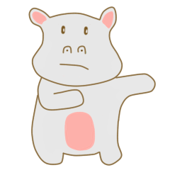 [LINEスタンプ] Hippo Tetanus