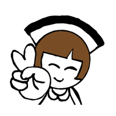 [LINEスタンプ] a nurse strong.