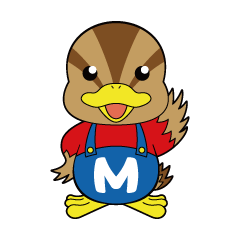 [LINEスタンプ] 幸せを運ぶまるがも