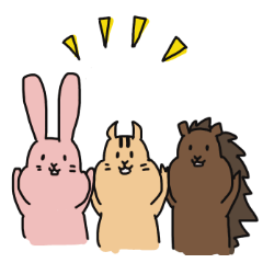 [LINEスタンプ] たちあがれ、げっしるい