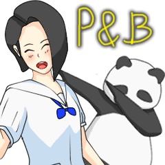 [LINEスタンプ] Pangka＆Boko