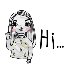 [LINEスタンプ] I'm Debby