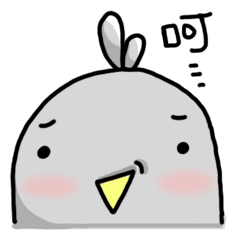 [LINEスタンプ] little pigeon