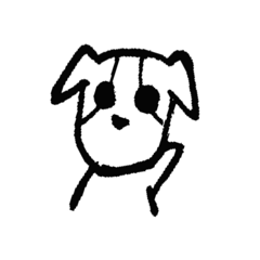 [LINEスタンプ] ノーフェイスジャックラッセルテリア