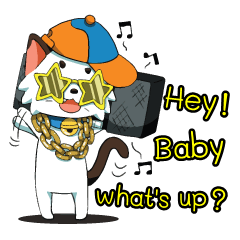 [LINEスタンプ] JK＆T(Naughty Cat)