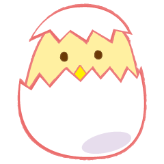 [LINEスタンプ] chick wants to fly