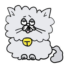 [LINEスタンプ] 猫のハチ
