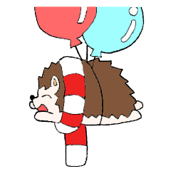 [LINEスタンプ] ヘッジホッグ 小さなQ