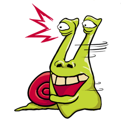 [LINEスタンプ] Snail hip