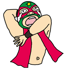 [LINEスタンプ] THE Wrestler