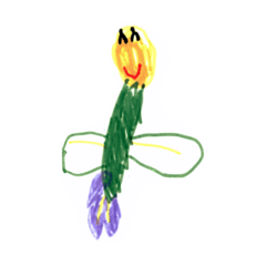[LINEスタンプ] 子どものお絵かき