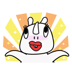 [LINEスタンプ] Rhino Jing jing