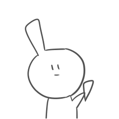 [LINEスタンプ] ふつうのうさぎさんすたんぷ